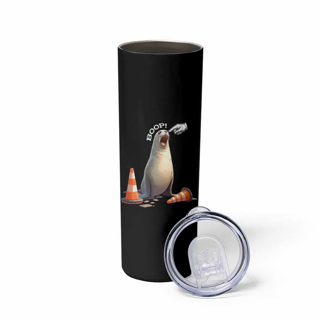 Funny Neil The Seal Boop Skinny Tumbler Viral Cute Seal Lover Gift