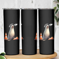 Funny Neil The Seal Boop Skinny Tumbler Viral Cute Seal Lover Gift