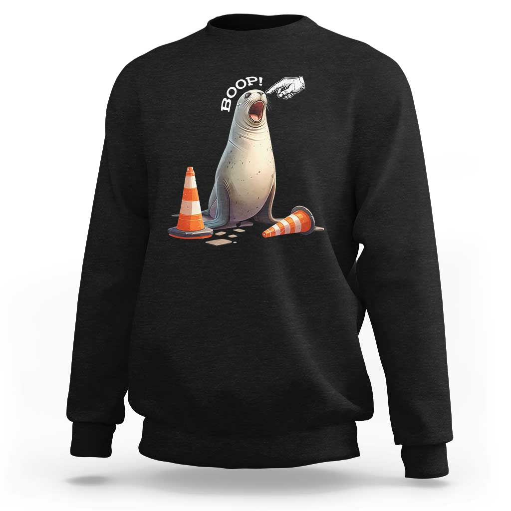 Funny Neil The Seal Boop Sweatshirt Viral Cute Seal Lover Gift