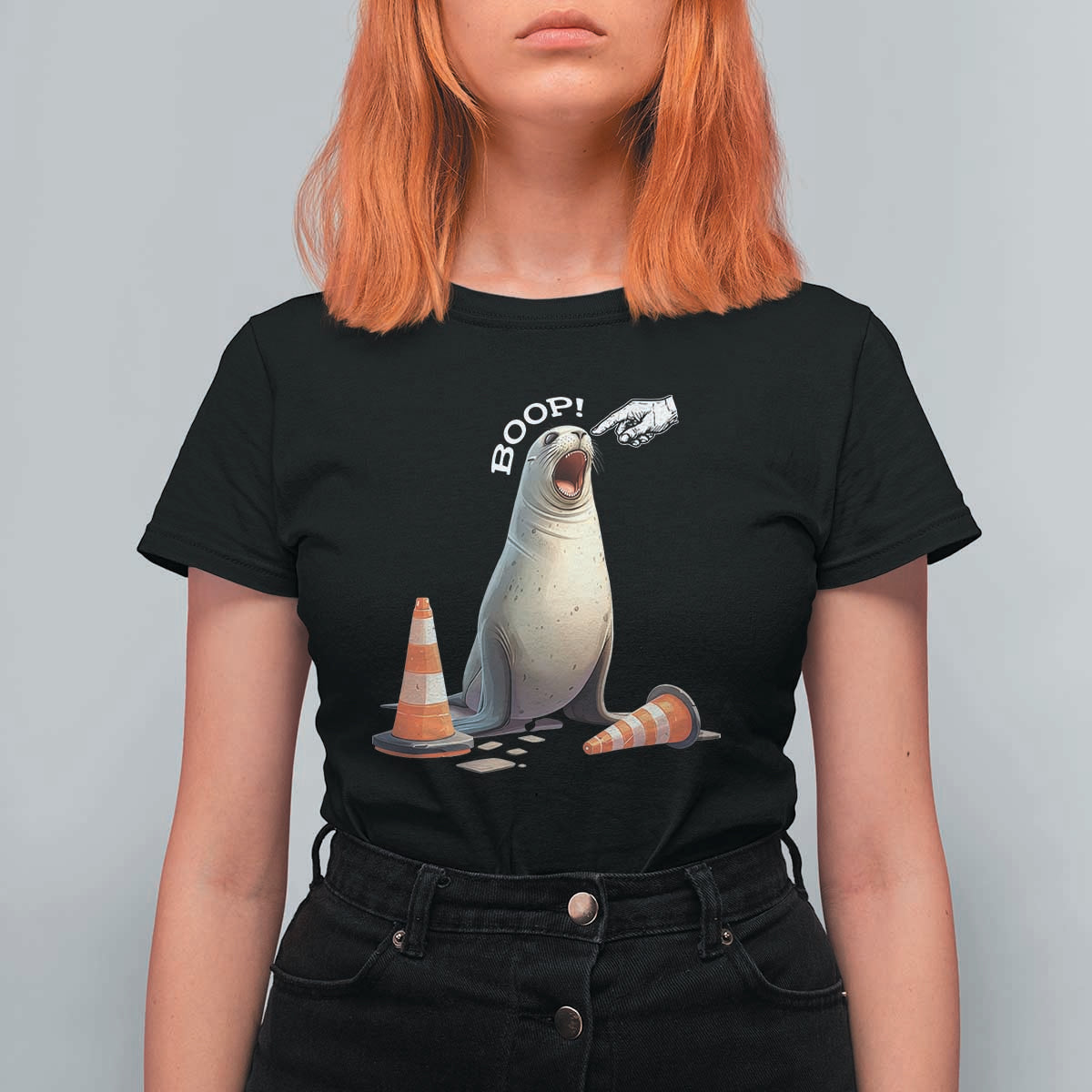 Funny Neil The Seal Boop T Shirt For Women Viral Cute Seal Lover Gift