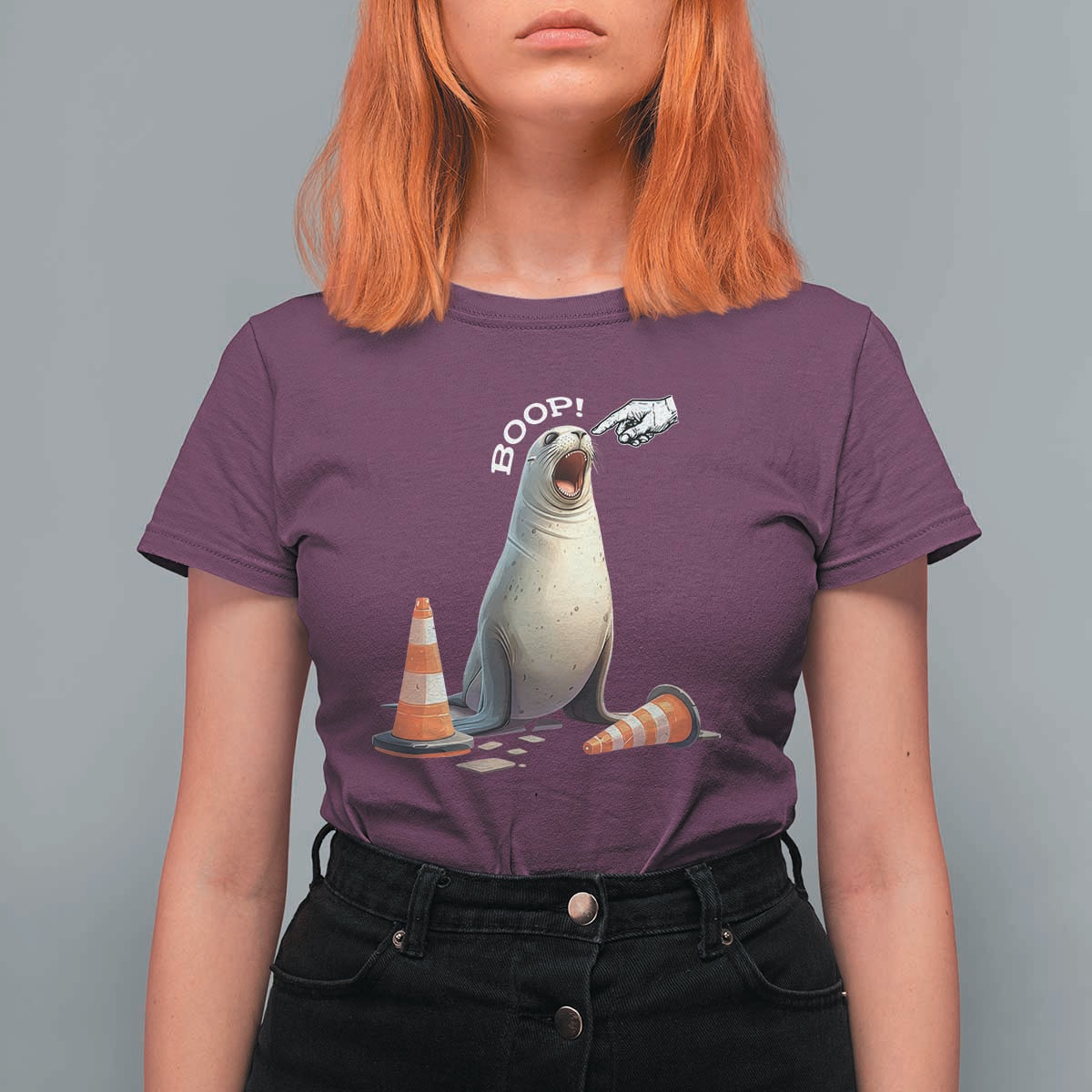 Funny Neil The Seal Boop T Shirt For Women Viral Cute Seal Lover Gift