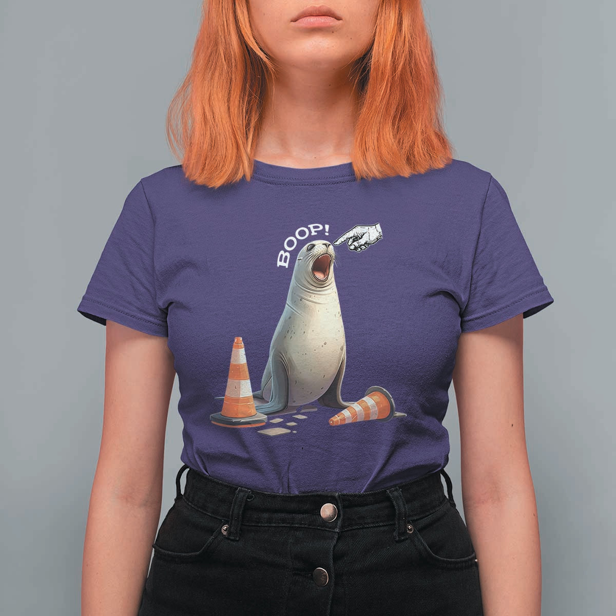 Funny Neil The Seal Boop T Shirt For Women Viral Cute Seal Lover Gift