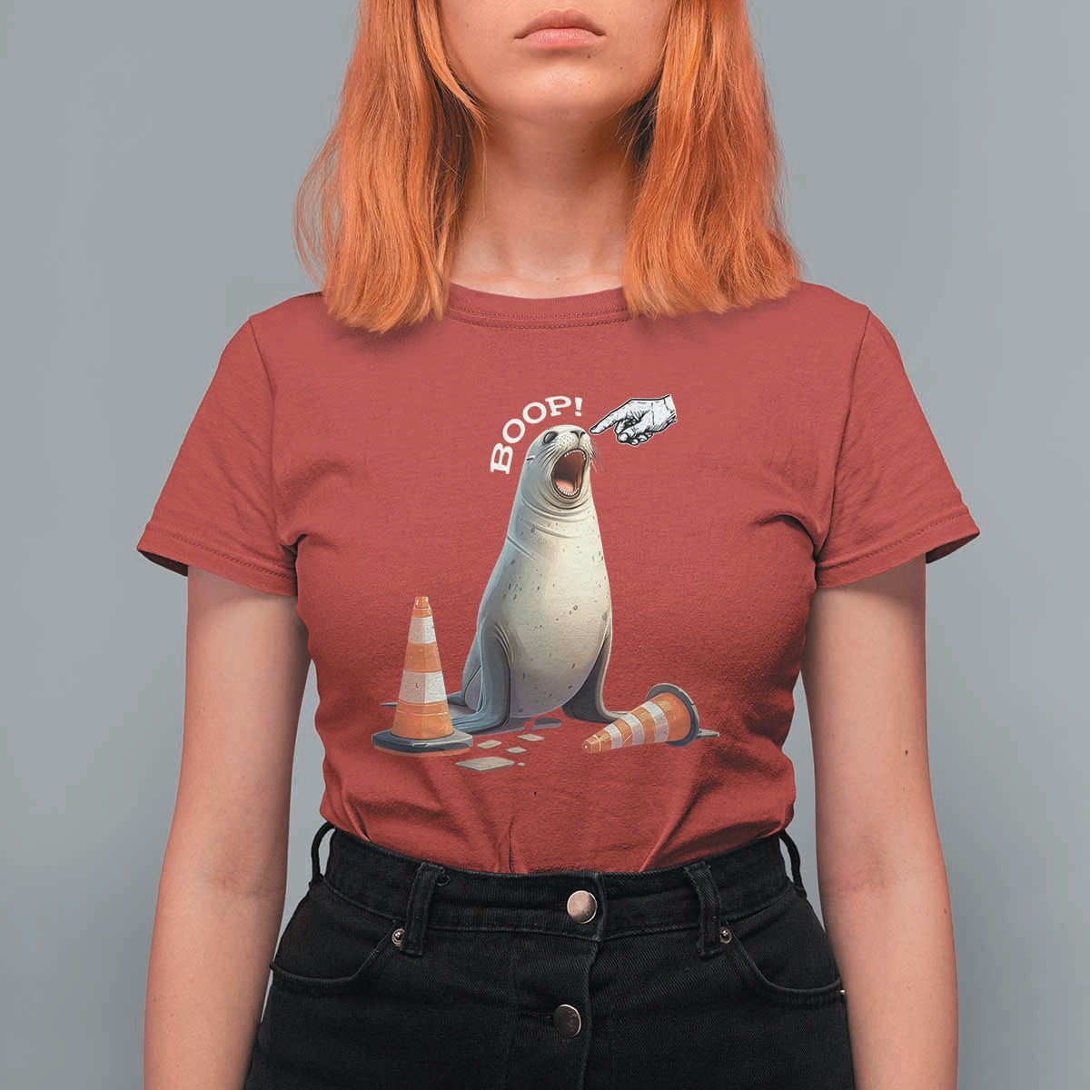 Funny Neil The Seal Boop T Shirt For Women Viral Cute Seal Lover Gift