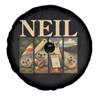 Funny Neil The Seal Spare Tire Cover Viral Ocean Animal Meme Graphic