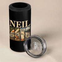 Funny Neil The Seal 4 in 1 Can Cooler Tumbler Viral Ocean Animal Meme Graphic