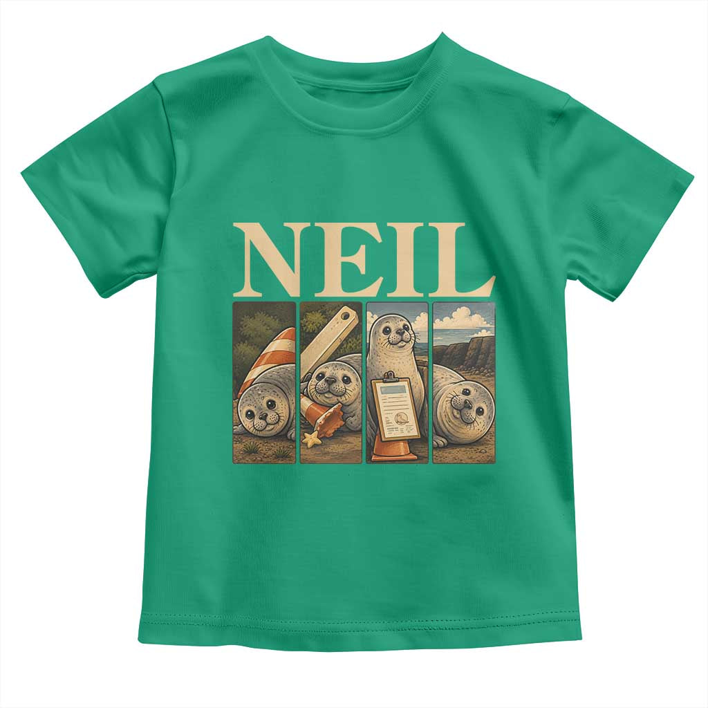 Funny Neil The Seal Toddler T Shirt Viral Ocean Animal Meme Graphic