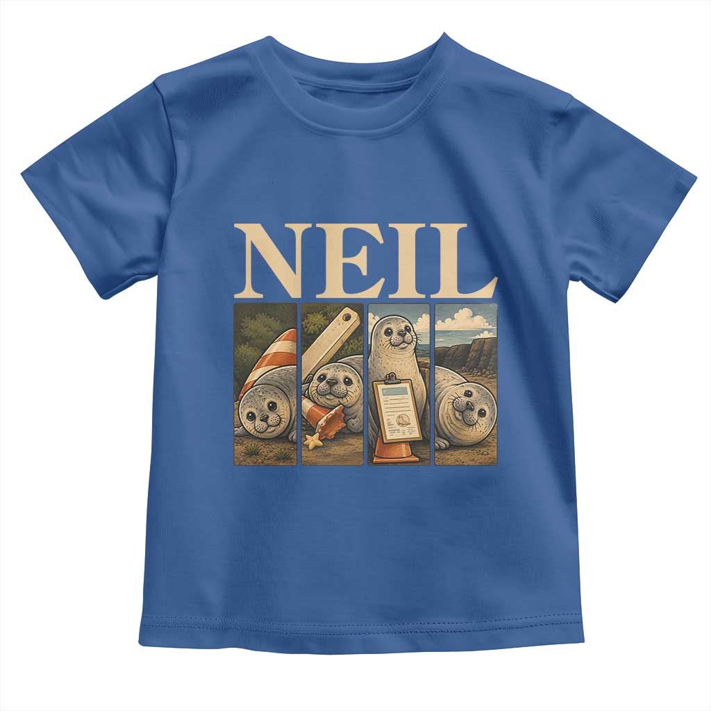 Funny Neil The Seal Toddler T Shirt Viral Ocean Animal Meme Graphic