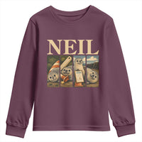 Funny Neil The Seal Youth Sweatshirt Viral Ocean Animal Meme Graphic