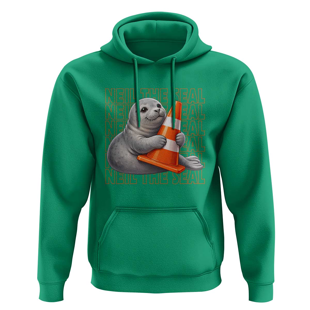 Neil The Seal Groovy Hoodie Retro Vintage Cute Seal Lover Graphic