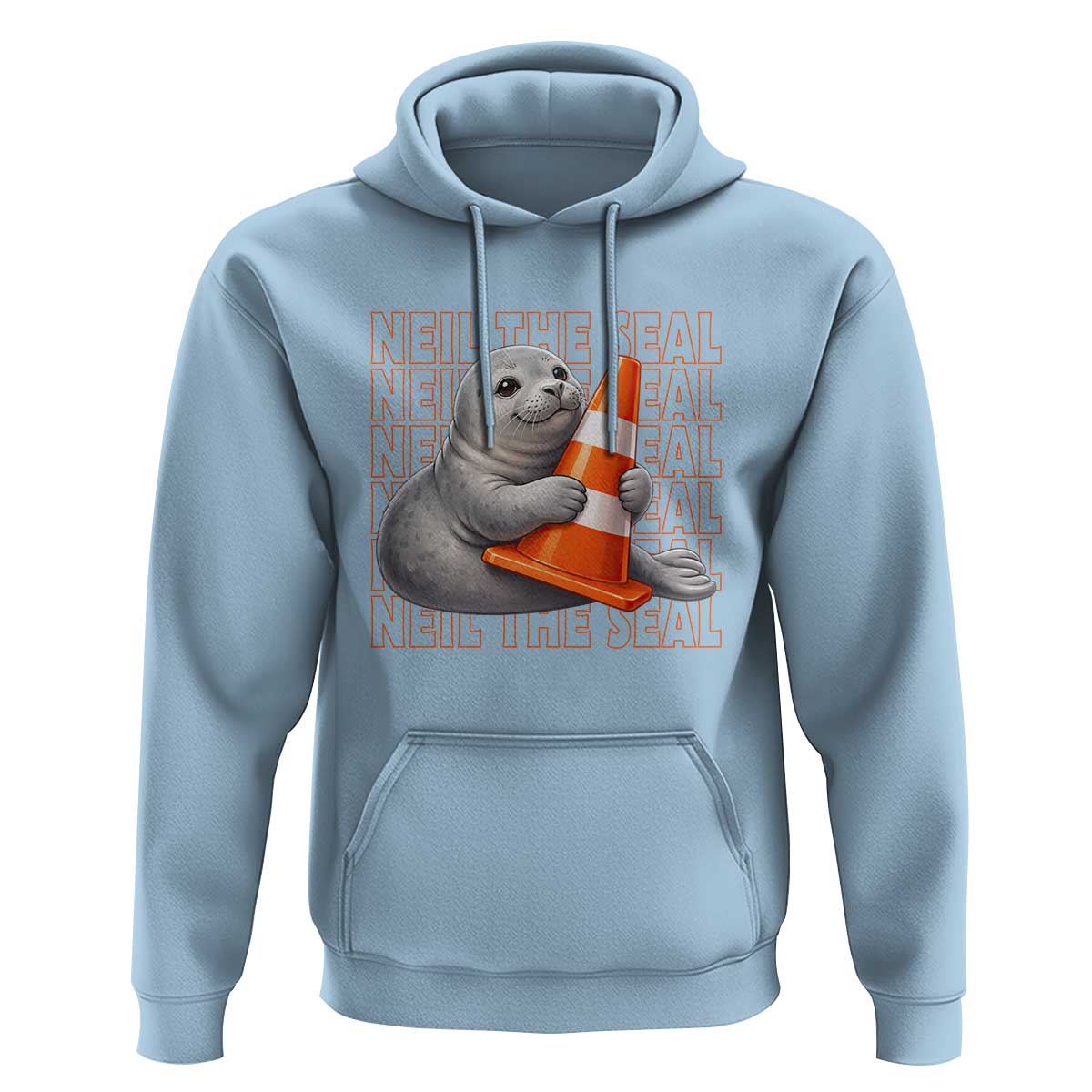 Neil The Seal Groovy Hoodie Retro Vintage Cute Seal Lover Graphic