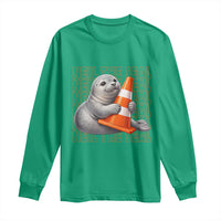 Neil The Seal Groovy Long Sleeve Shirt Retro Vintage Cute Seal Lover Graphic