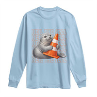 Neil The Seal Groovy Long Sleeve Shirt Retro Vintage Cute Seal Lover Graphic