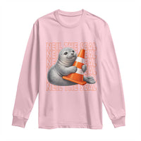 Neil The Seal Groovy Long Sleeve Shirt Retro Vintage Cute Seal Lover Graphic