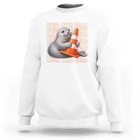 Neil The Seal Groovy Sweatshirt Retro Vintage Cute Seal Lover Graphic