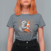 Neil The Seal Groovy T Shirt For Women Retro Vintage Cute Seal Lover Graphic