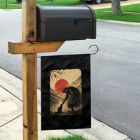 Vintage Japanese Art Samurai Warrior Black Cat Garden Flag Ukiyoe Style Boop Meme