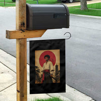 Afro American Samurai Bushido Warrior Garden Flag Vintage Japanese Ukiyoe Graphic