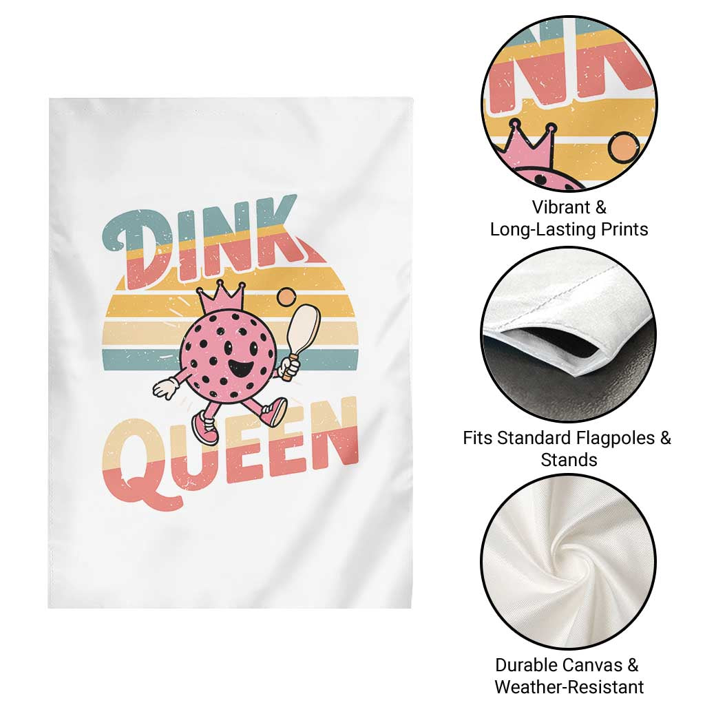 Pickleball Girl Lover Garden Flag Dink Queen - Wonder Print Shop