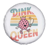 Pickleball Girl Lover Spare Tire Cover Dink Queen - Wonder Print Shop