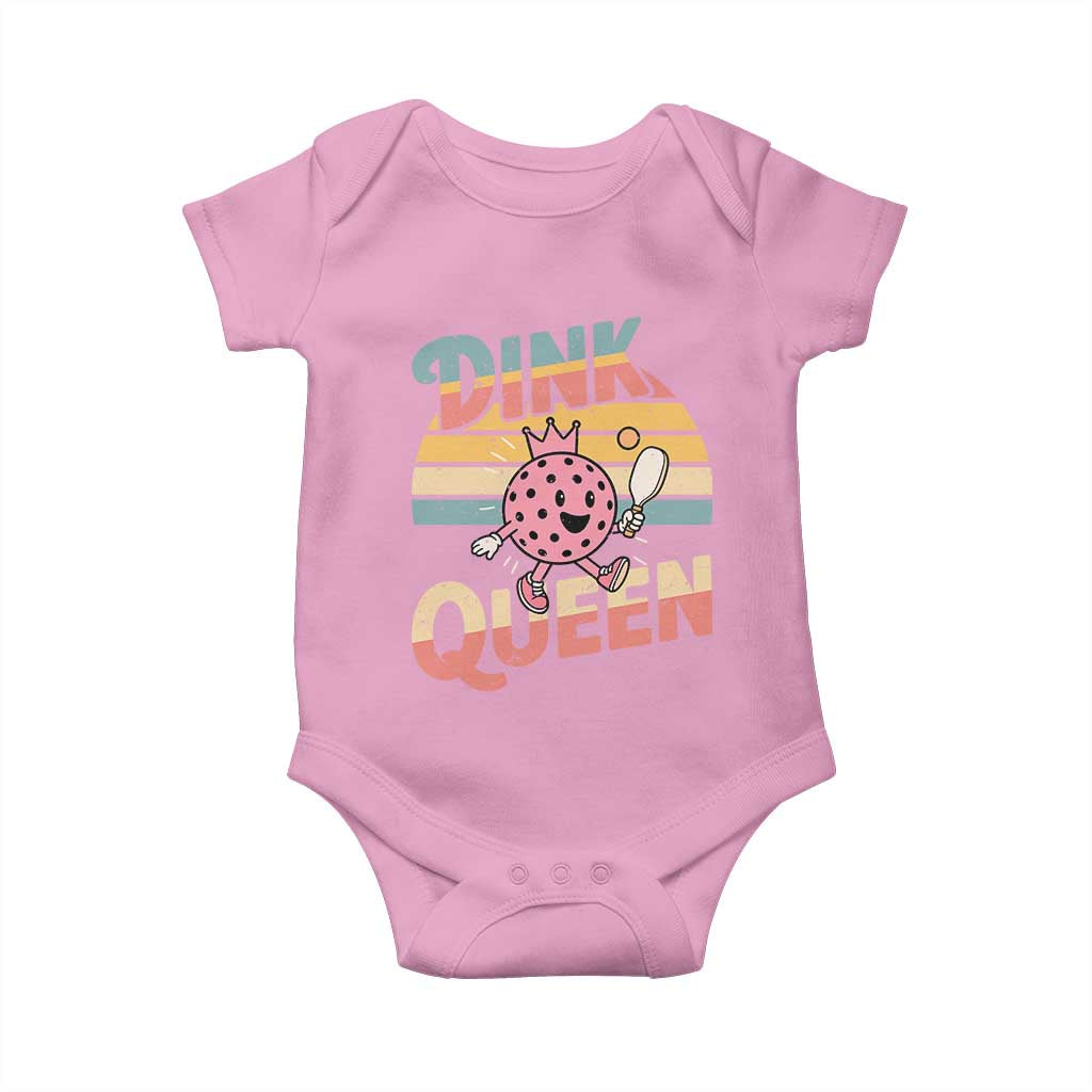 Pickleball Girl Lover Baby Onesie Dink Queen - Wonder Print Shop