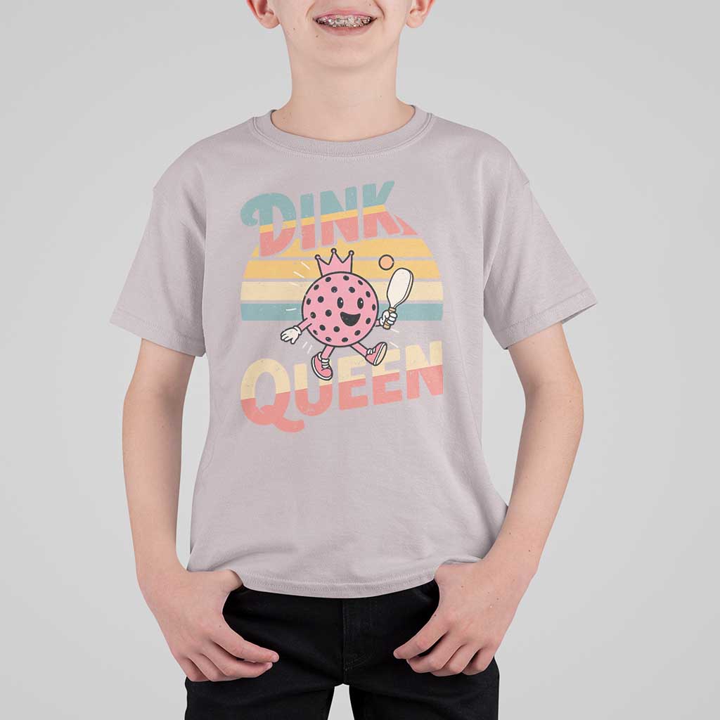 Pickleball Girl Lover T Shirt For Kid Dink Queen - Wonder Print Shop