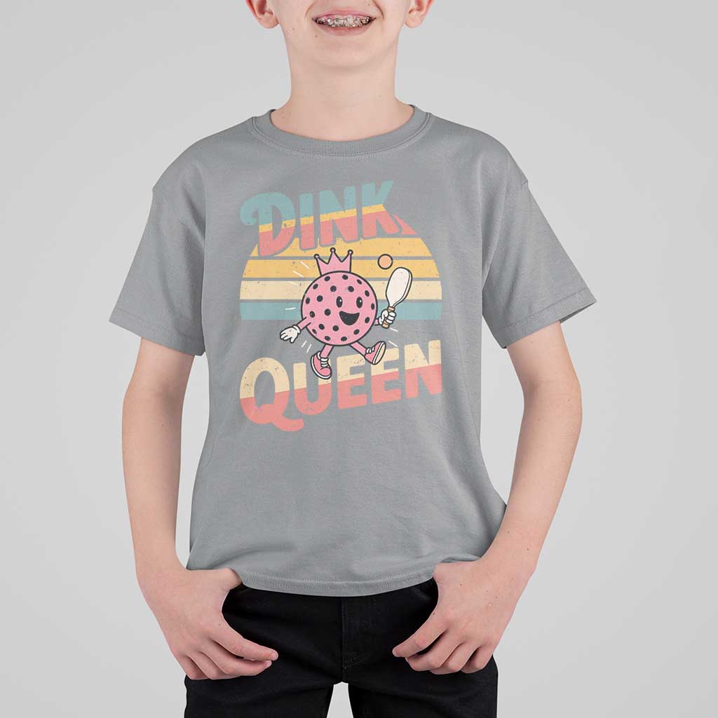 Pickleball Girl Lover T Shirt For Kid Dink Queen - Wonder Print Shop