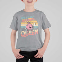 Pickleball Girl Lover T Shirt For Kid Dink Queen - Wonder Print Shop