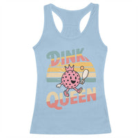 Pickleball Girl Lover Racerback Tank Top Dink Queen - Wonder Print Shop