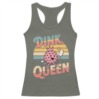 Pickleball Girl Lover Racerback Tank Top Dink Queen - Wonder Print Shop