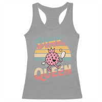 Pickleball Girl Lover Racerback Tank Top Dink Queen - Wonder Print Shop