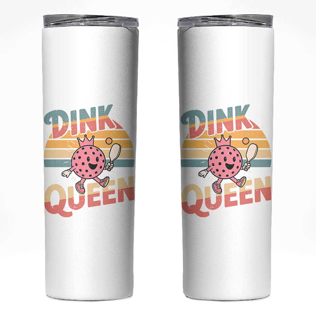 Pickleball Girl Lover Skinny Tumbler Dink Queen
