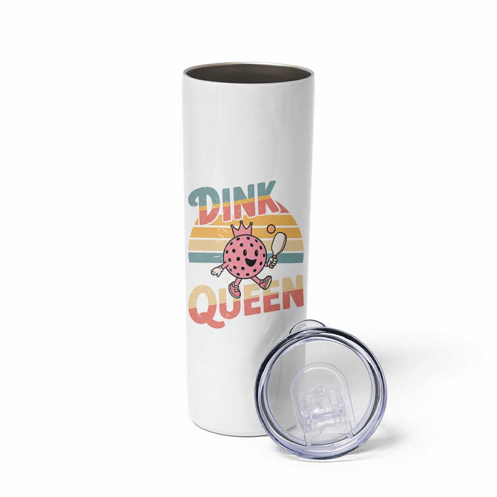 Pickleball Girl Lover Skinny Tumbler Dink Queen