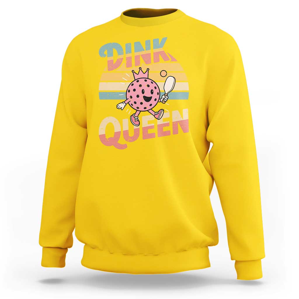 Pickleball Girl Lover Sweatshirt Dink Queen - Wonder Print Shop