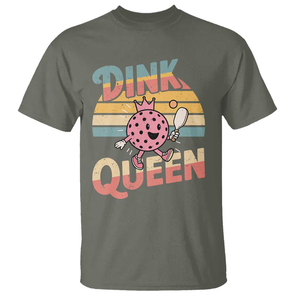 Pickleball Girl Lover T Shirt Dink Queen - Wonder Print Shop