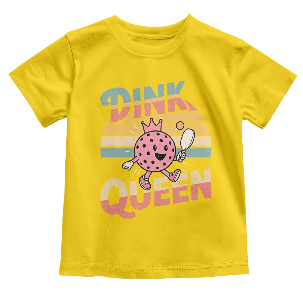 Pickleball Girl Lover Toddler T Shirt Dink Queen - Wonder Print Shop