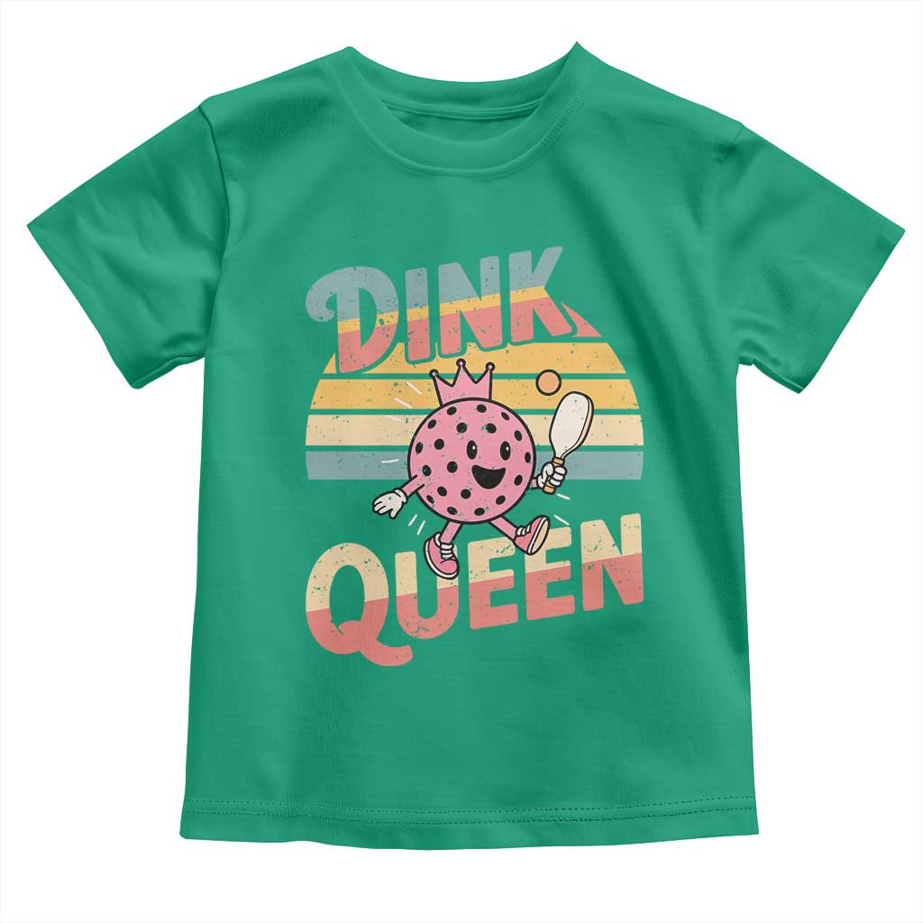 Pickleball Girl Lover Toddler T Shirt Dink Queen - Wonder Print Shop