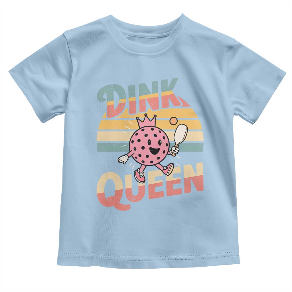 Pickleball Girl Lover Toddler T Shirt Dink Queen - Wonder Print Shop