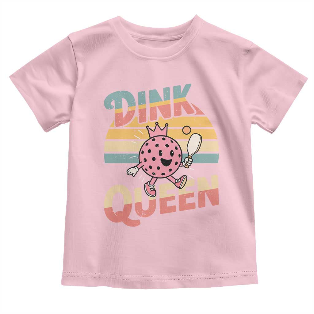 Pickleball Girl Lover Toddler T Shirt Dink Queen - Wonder Print Shop
