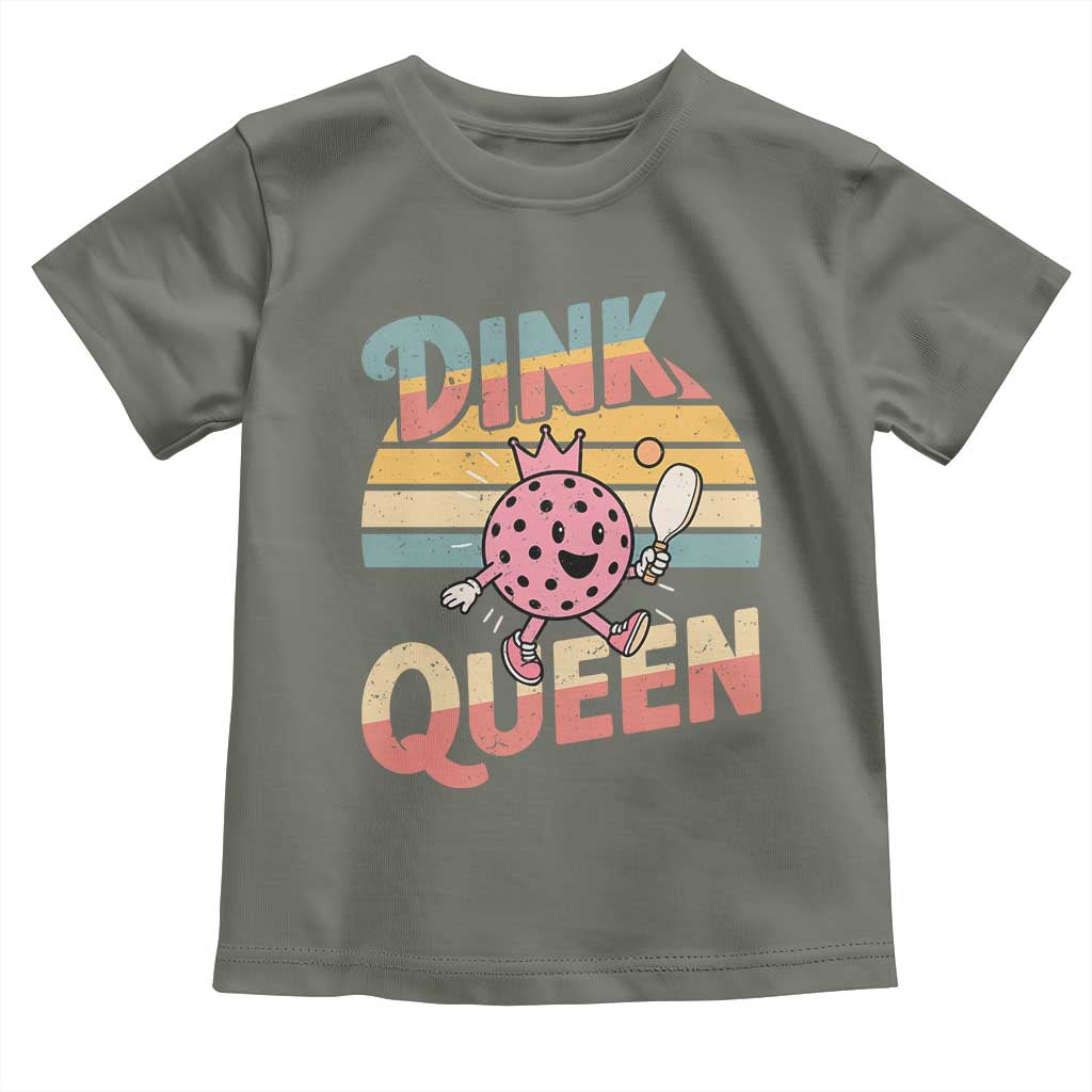 Pickleball Girl Lover Toddler T Shirt Dink Queen - Wonder Print Shop