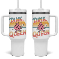 Pickleball Girl Lover Tumbler With Handle Dink Queen