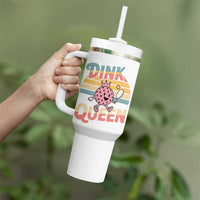 Pickleball Girl Lover Tumbler With Handle Dink Queen