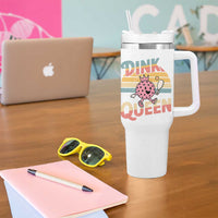 Pickleball Girl Lover Tumbler With Handle Dink Queen