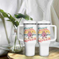 Pickleball Girl Lover Tumbler With Handle Dink Queen