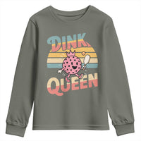 Pickleball Girl Lover Youth Sweatshirt Dink Queen - Wonder Print Shop