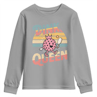 Pickleball Girl Lover Youth Sweatshirt Dink Queen - Wonder Print Shop