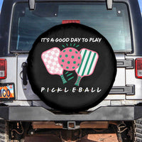 Pickleball Girl Lover Spare Tire Cover It Is A Good Day To Play Quote - Wonder Print Shop