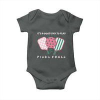 Pickleball Girl Lover Baby Onesie It Is A Good Day To Play Quote - Wonder Print Shop