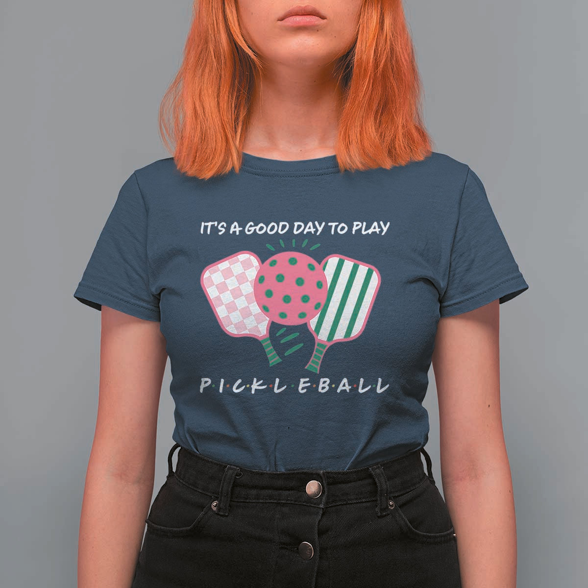 Pickleball Girl Lover T Shirt For Women It Is A Good Day To Play Quote - Wonder Print Shop