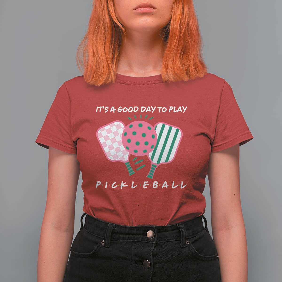 Pickleball Girl Lover T Shirt For Women It Is A Good Day To Play Quote - Wonder Print Shop