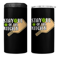 Funny Pickleball 4 in 1 Can Cooler Tumbler Stay Out Of The Kitchen